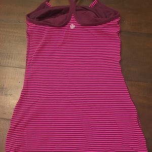 Lululemon racerback tank with built in bra